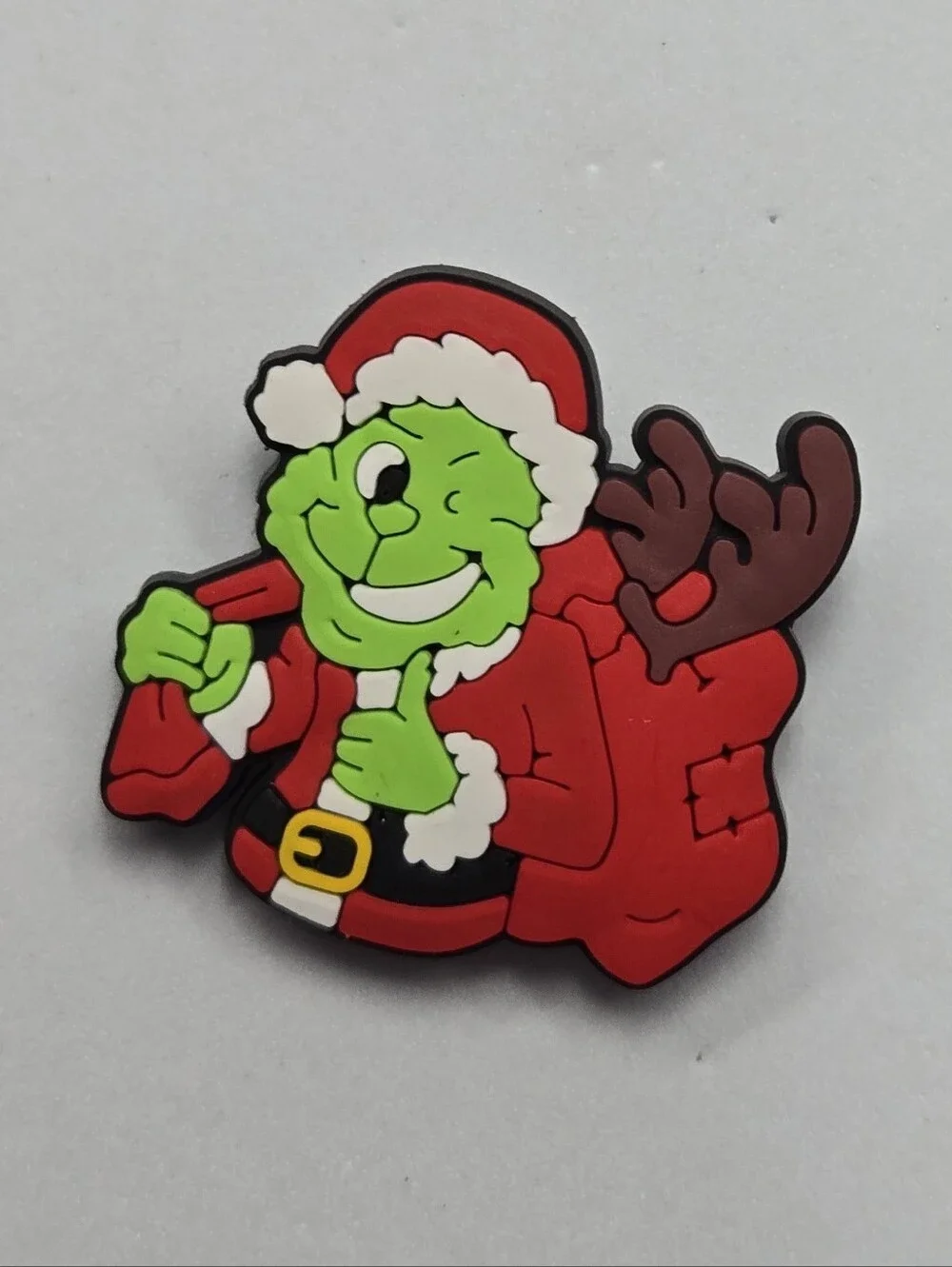 Grinch Croc Shoe Charm Christmas Green Holiday Spirit Character Jibbitz Style